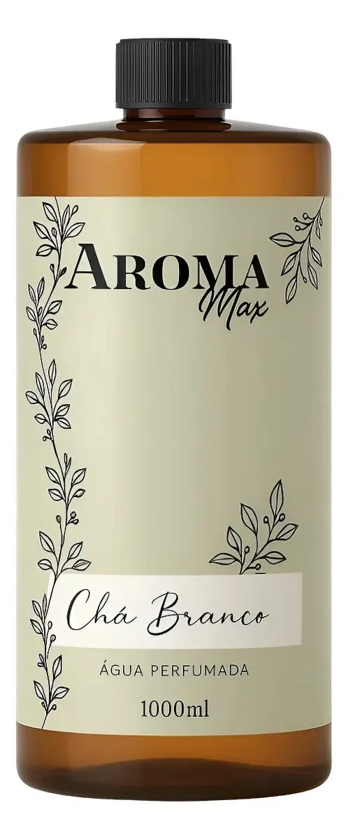 Aromatizador Chá Branco 1l Roupas Cama E Banho Aroma Max