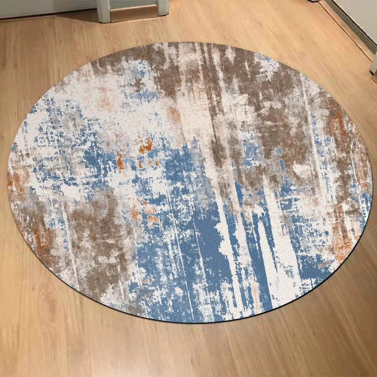 Tapete tapete de sala Style Brazil Tapete Redondo Sala Quarto cor Multicolorido tie dye cople az - de 1.35m x 1.35m