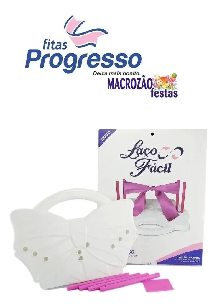 Máquina Manual de Laços Progresso para Fitas de Cetim e Gorgurão