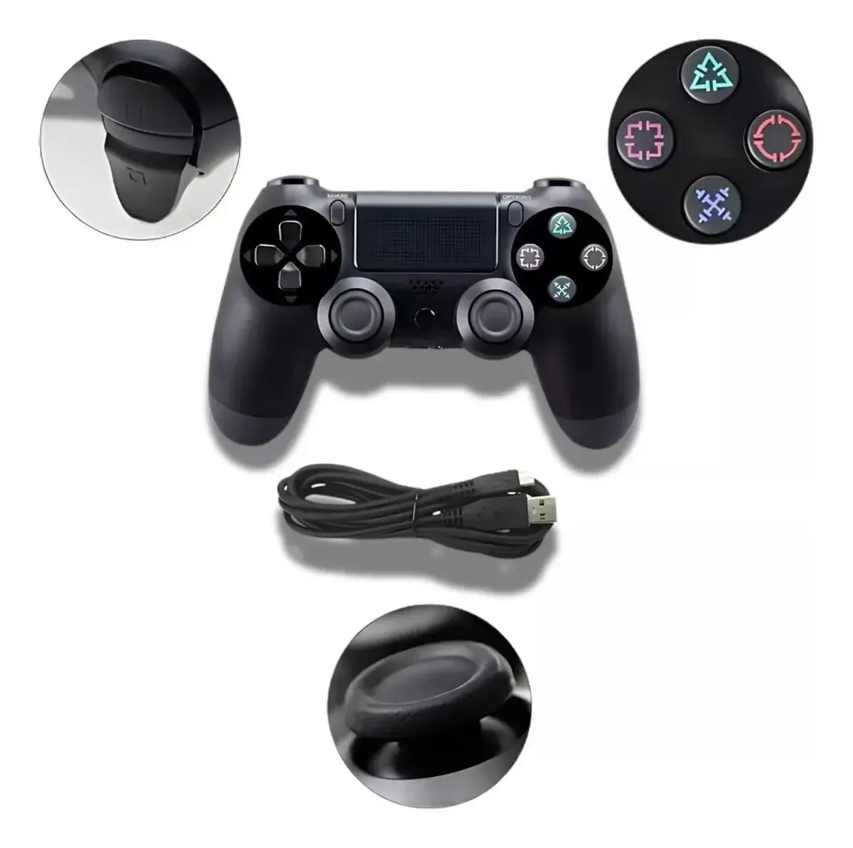 Controle Joystick Blackwatch Preto