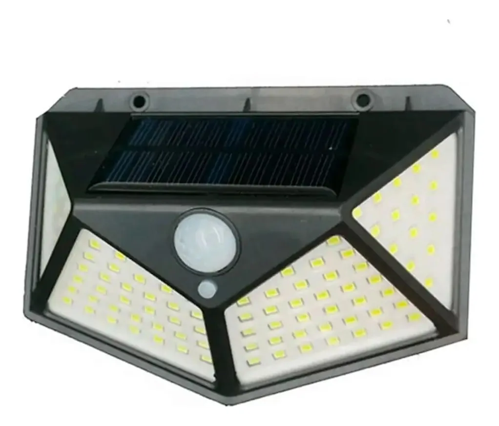 Luminárias Solar Parede Crepuscular Sensor Jardim