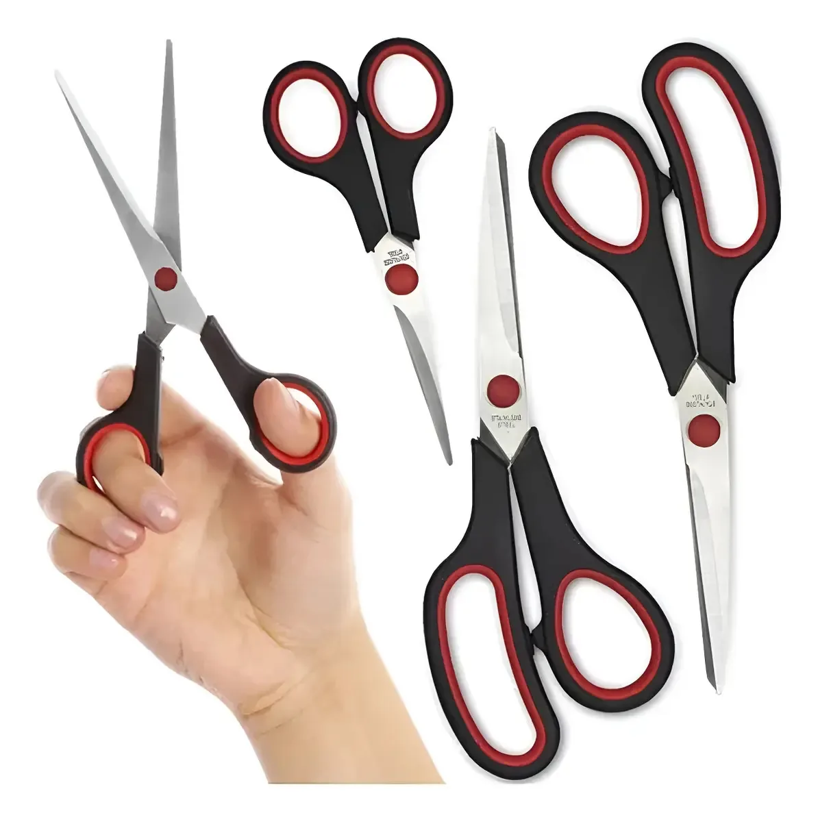 Jogo De Tesoura Multiuso Inox Para Artes E Escola
