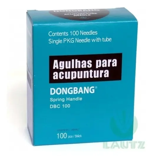 Agulha De Acupuntura - Dong Bang - 25x30mm Cx C/ 100 Unid