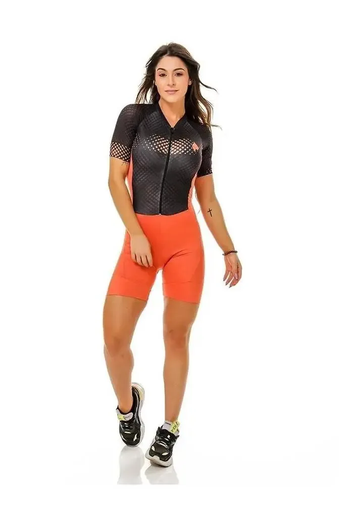Macaquinho Ciclismo Feminino Lynce Mountain