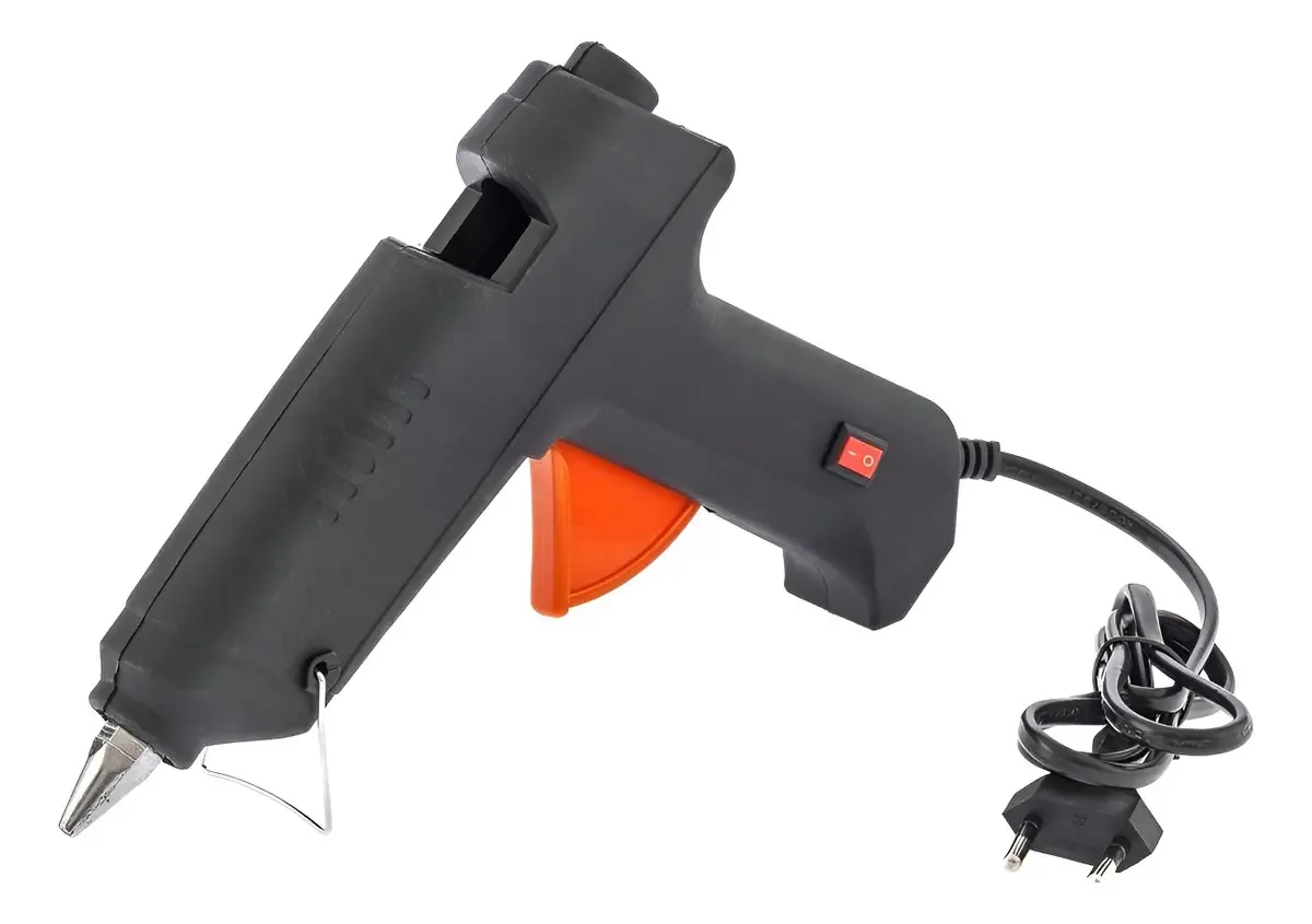 Pistola Cola Quente Bivolt Elétrica Para Papelaria E Arte