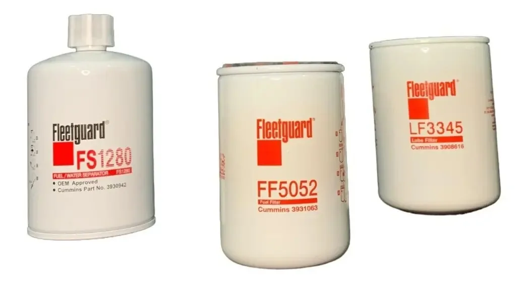 Filtros Cummins Fleetguard Lf3345 + Ff5052 + Fs1280