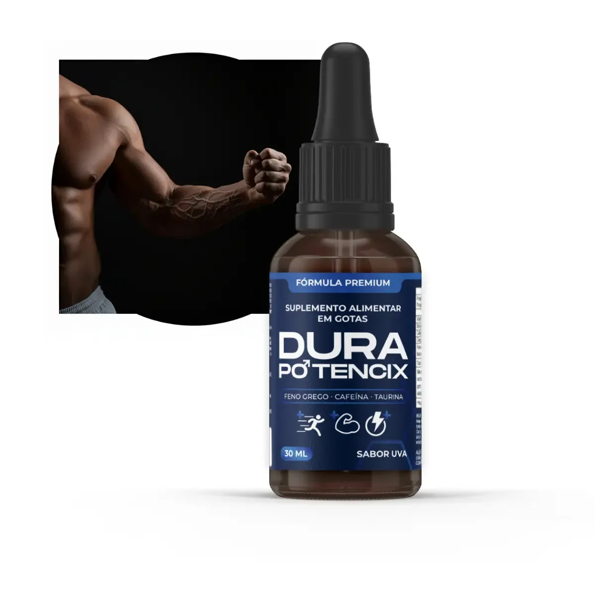 Potencializador Masculino Libido Potente - Energia E Performance Natural