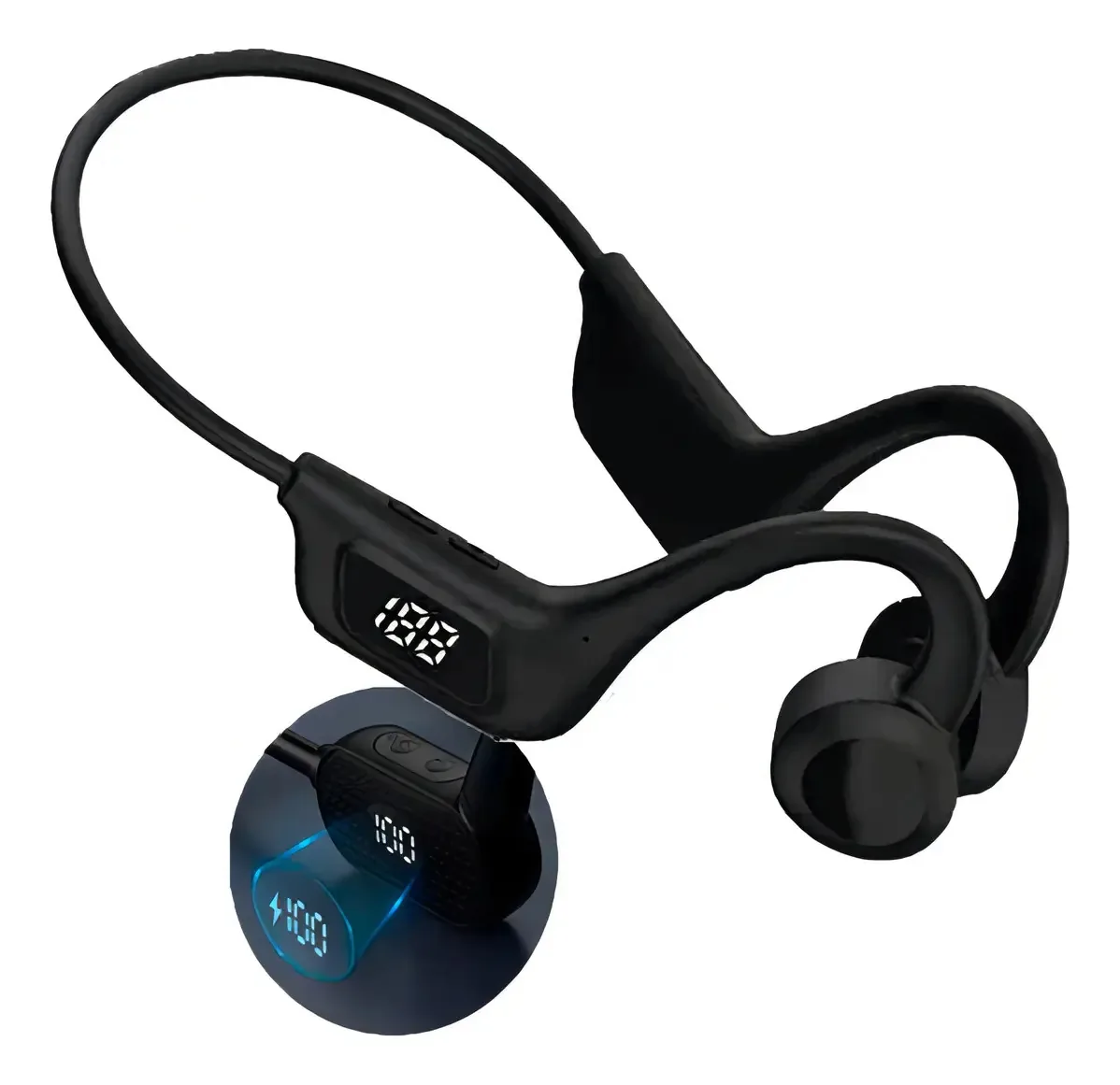 Fone Bluetooth Sem Fio Condução Ossea