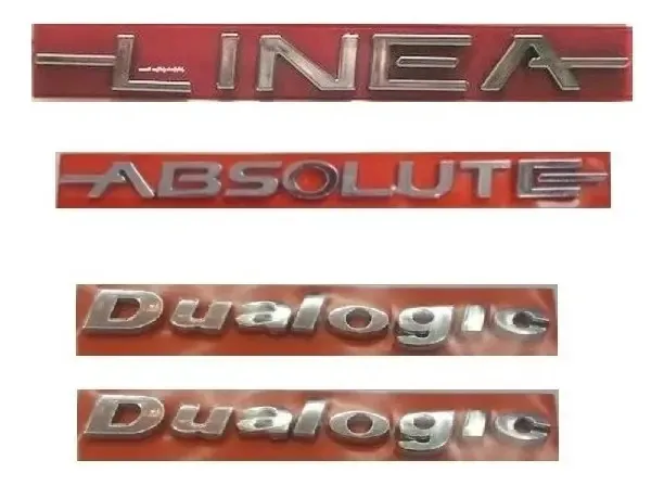 Emblemas Fiat Linea + Absolute + 2 Dualogic