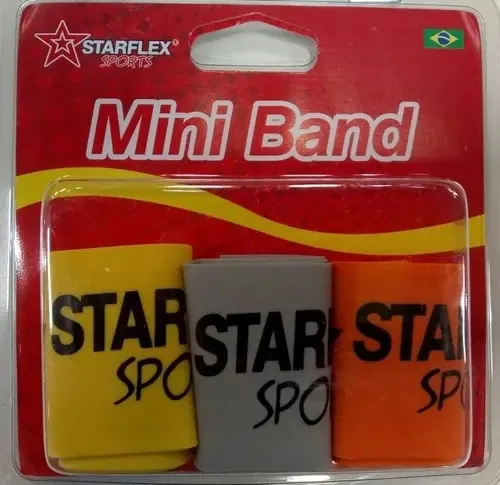Kit 3 Mini Bands (Fraco / Médio / Forte) - Starflex