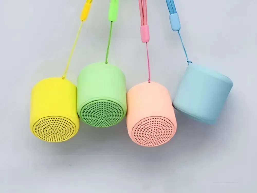 Caixa Som Bluetooth Tws Silicone Mini Speaker Amplificada 3w