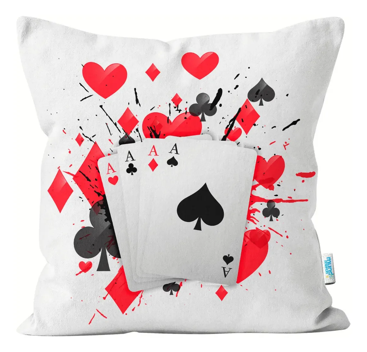 Almofada 40x40 Cartas Baralho Naipes Poker