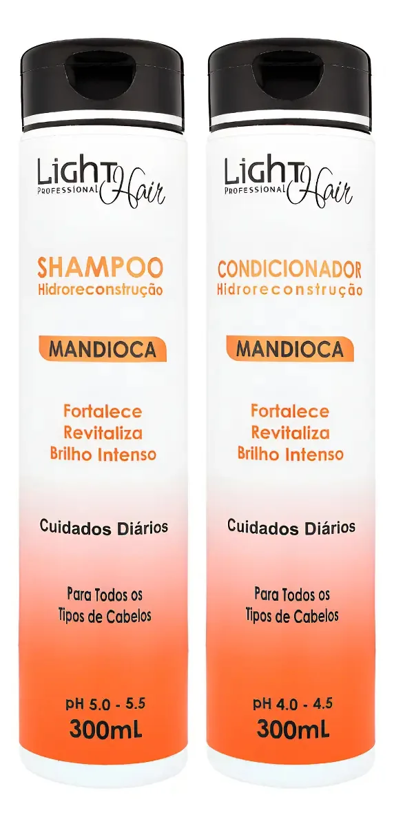 Shampoo E Condicionador Mandioca 600ml