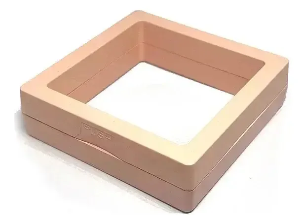 Caixinhas Porta Joias Pulseira Berloques Pingentes 9x9 Cor Rosa