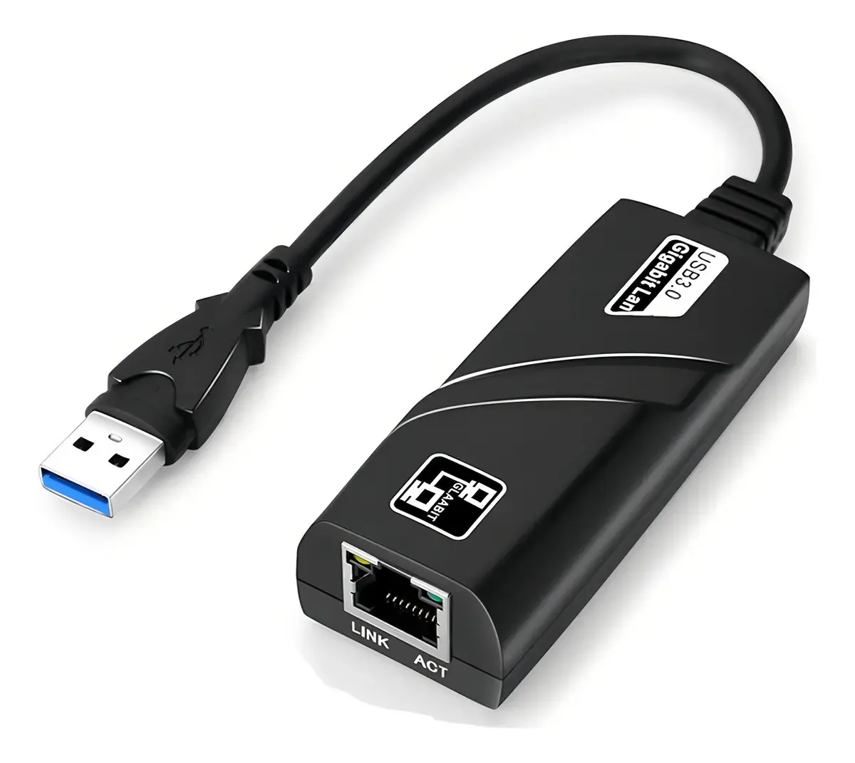 Adaptador Rede USB 3.0 Gigabit RJ45 F3 1000 Mbps Ethernet