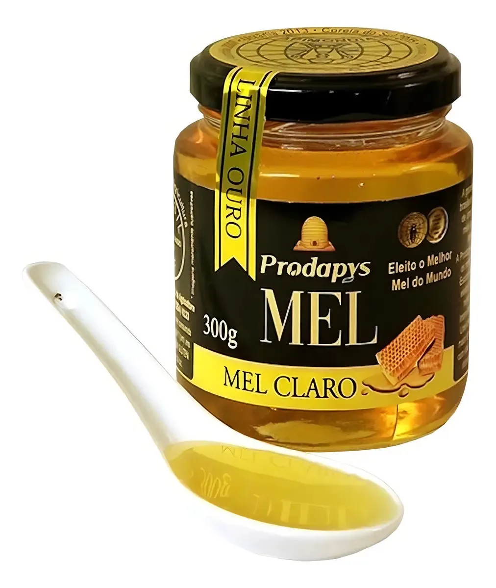 Mel Claro Puro 300g - Eleito O Melhor Mel Do Mundo
