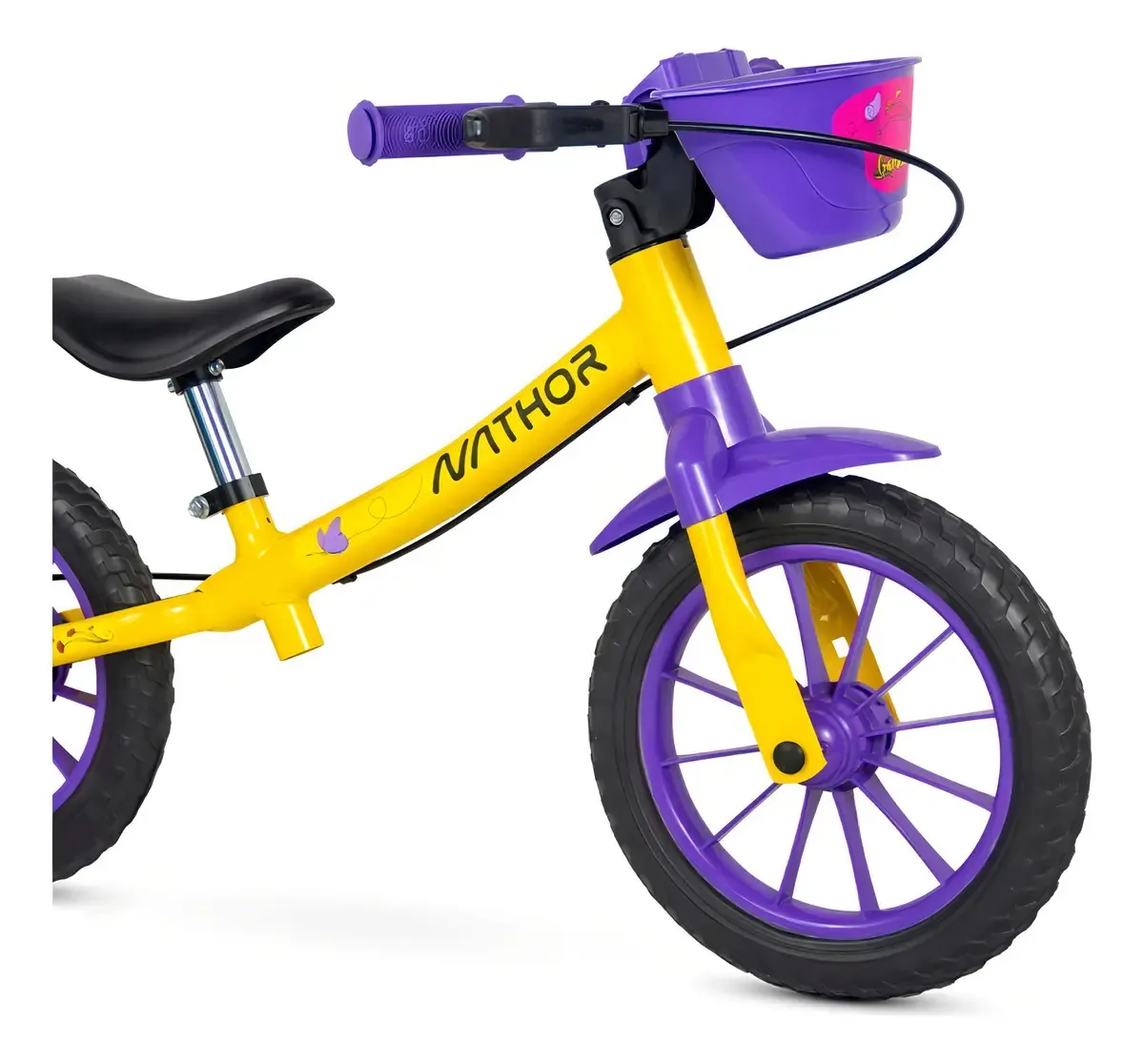 Bicicleta Balance Sem Pedal Femin. Garden Fly Com Capacete