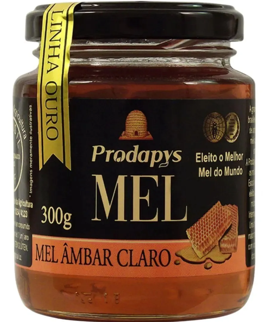 Mel Âmbar Claro 300g - Eleito O Melhor Mel Do Mundo
