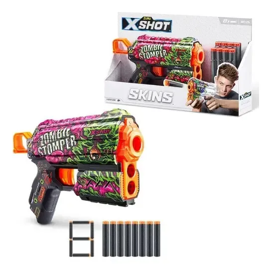 Lançador Xshot Skins Flux Zombie Stomper