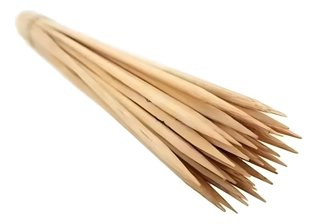 500 Espetinhos de Bambu Orquiflora para Churrasco e Petisco – 30cm