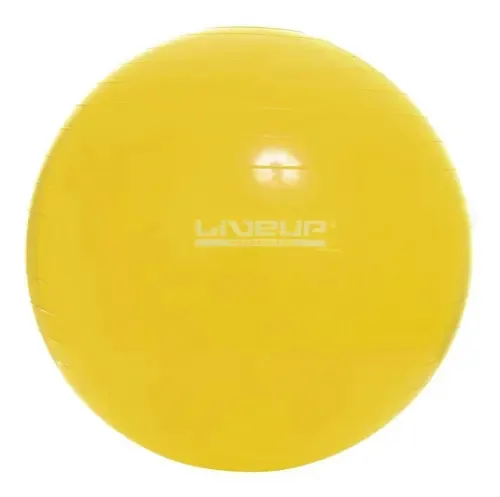 Bola Suíça 75cm Amarelo Liveup Sports Pilates Yoga Ginástica