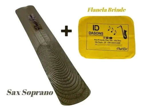 Palheta Plastireed Para Sax Soprano Tradicional No4