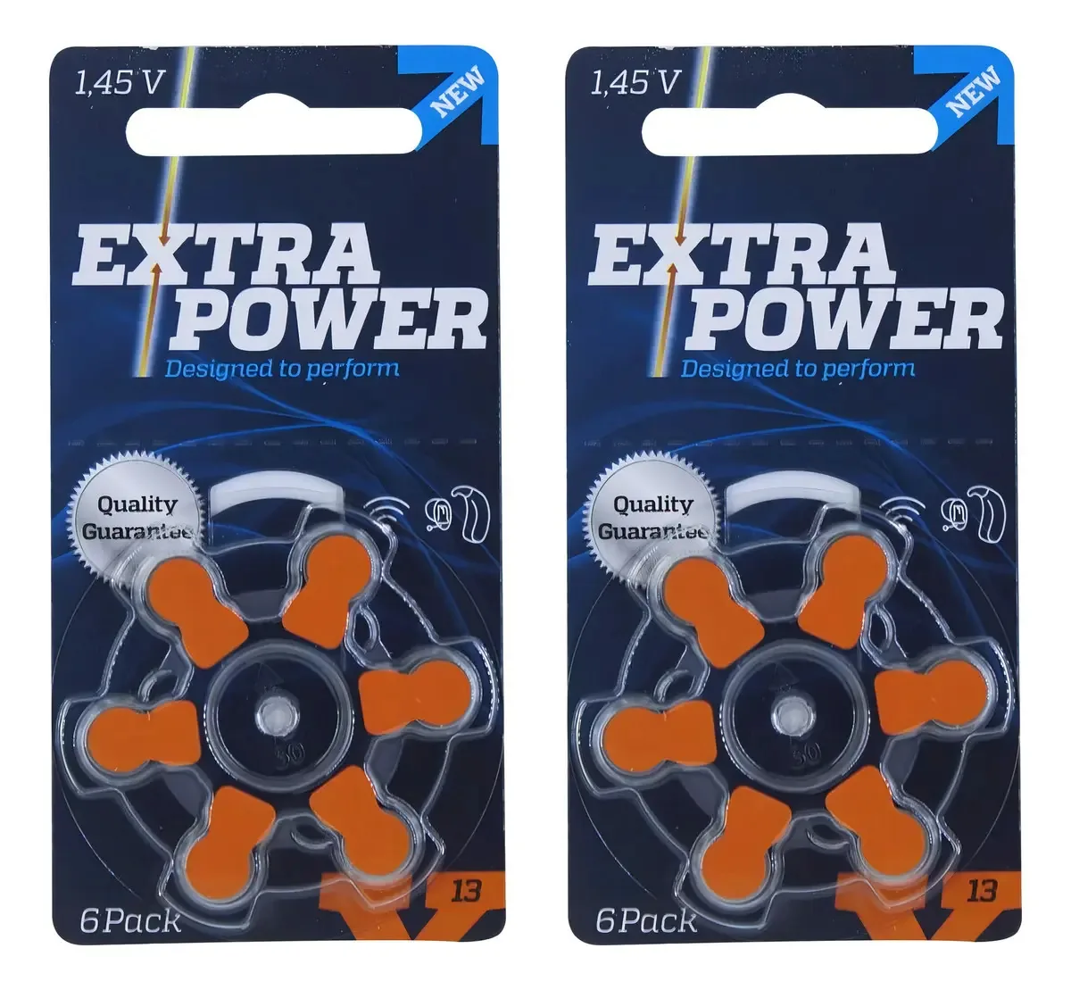12 Pilhas Baterias 13 Pr48 Aparelho Auditivo Extra Power