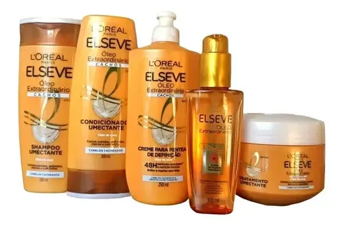 Elseve Para Cabelos Cacheados Kit Com 05 Itens