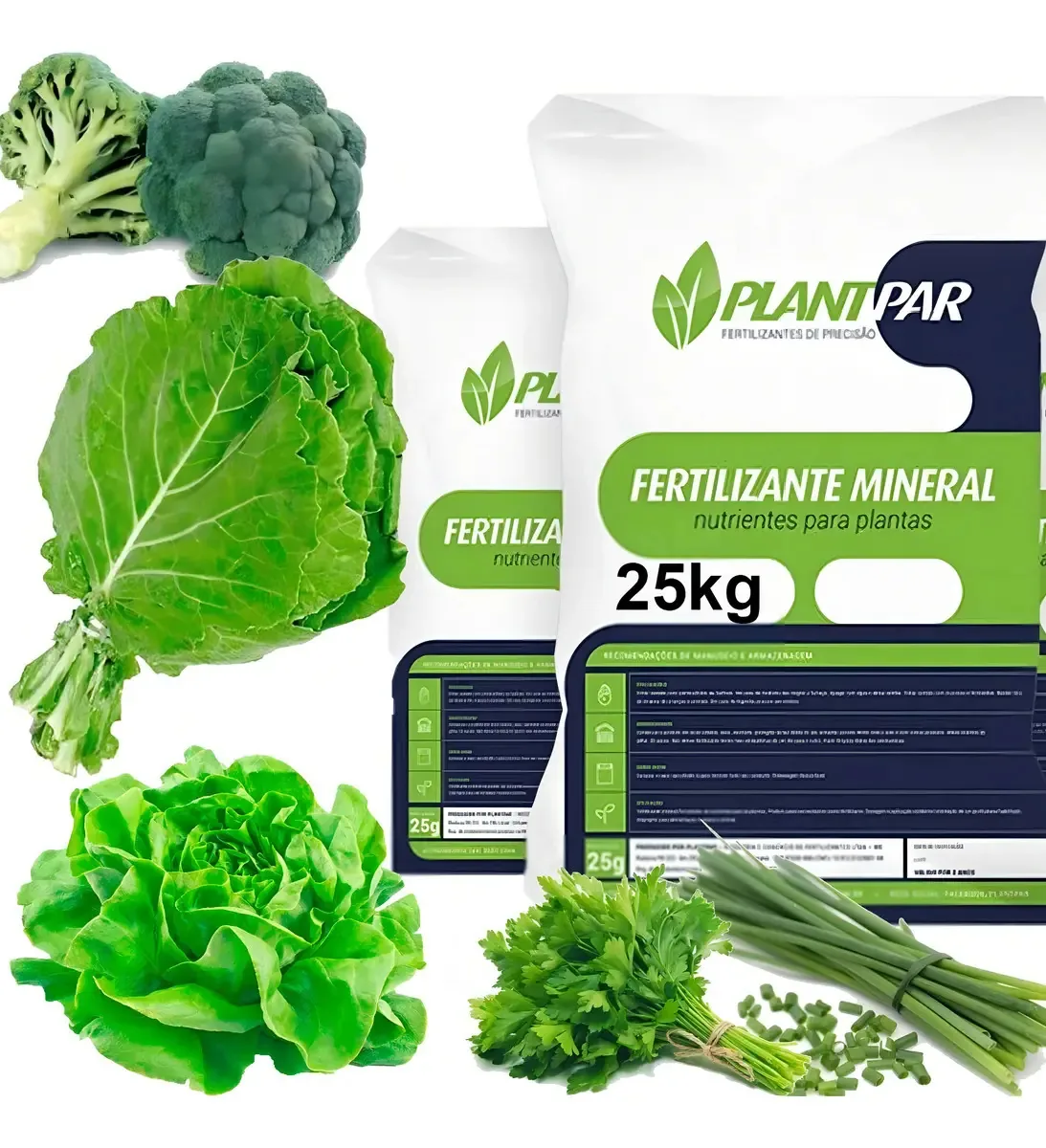 Fertilizante Para Hidroponia Kit Flex 25kg Para Folhosas Plantpar