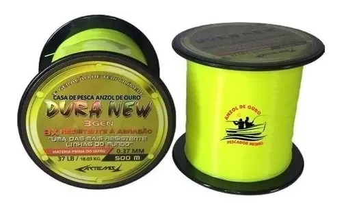Linha De Pesca Starmex Artemis Duranew Amarelo