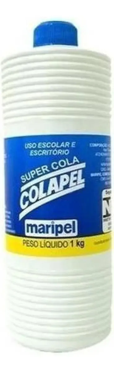 Cola Branca 1kg Super Cola Colapel