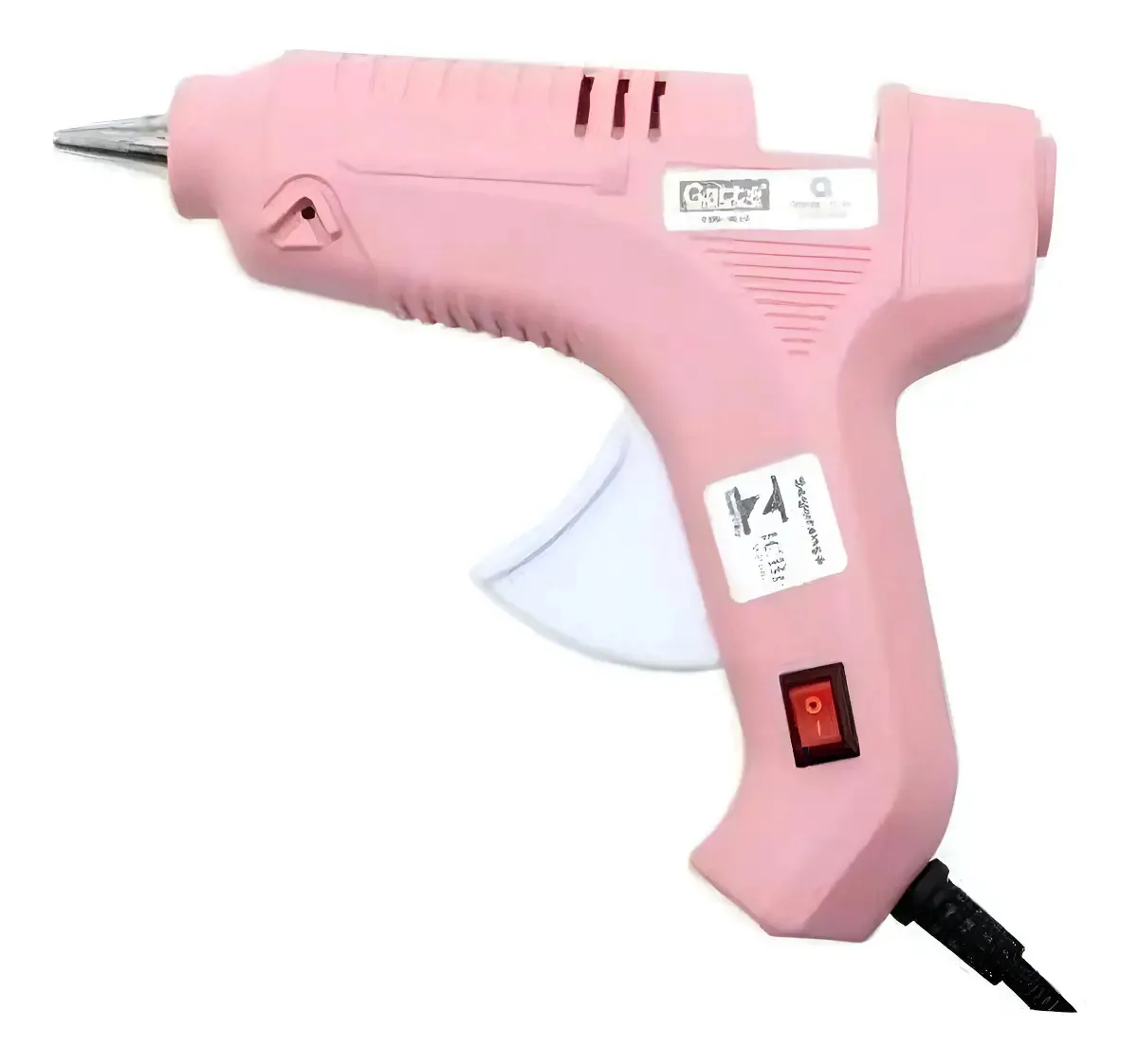 Pistola Para Cola Quente Rosa Grande
