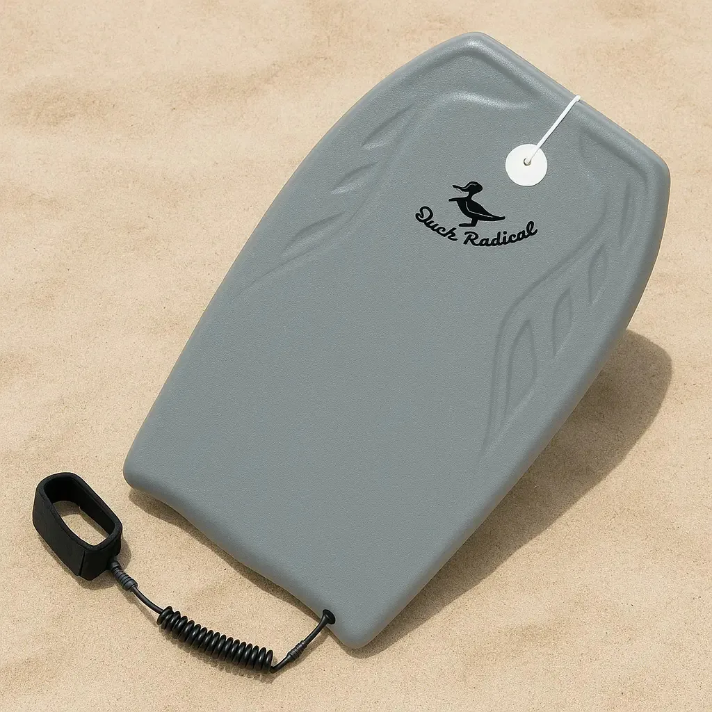 Prancha De Natação E Bodyboard Amador Infantil Mirim Para Praia E Piscina Recreação Cinza Linha Premium