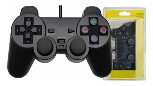 Controle Joystick Para Ps1 Ps2 Dualshock