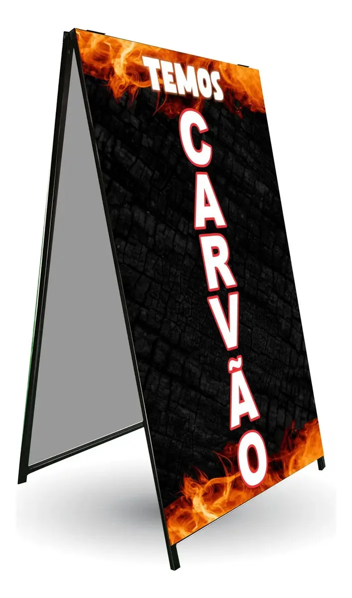 Cavalete Dobrável Fjet Colorido 60cm De Altura Máxima