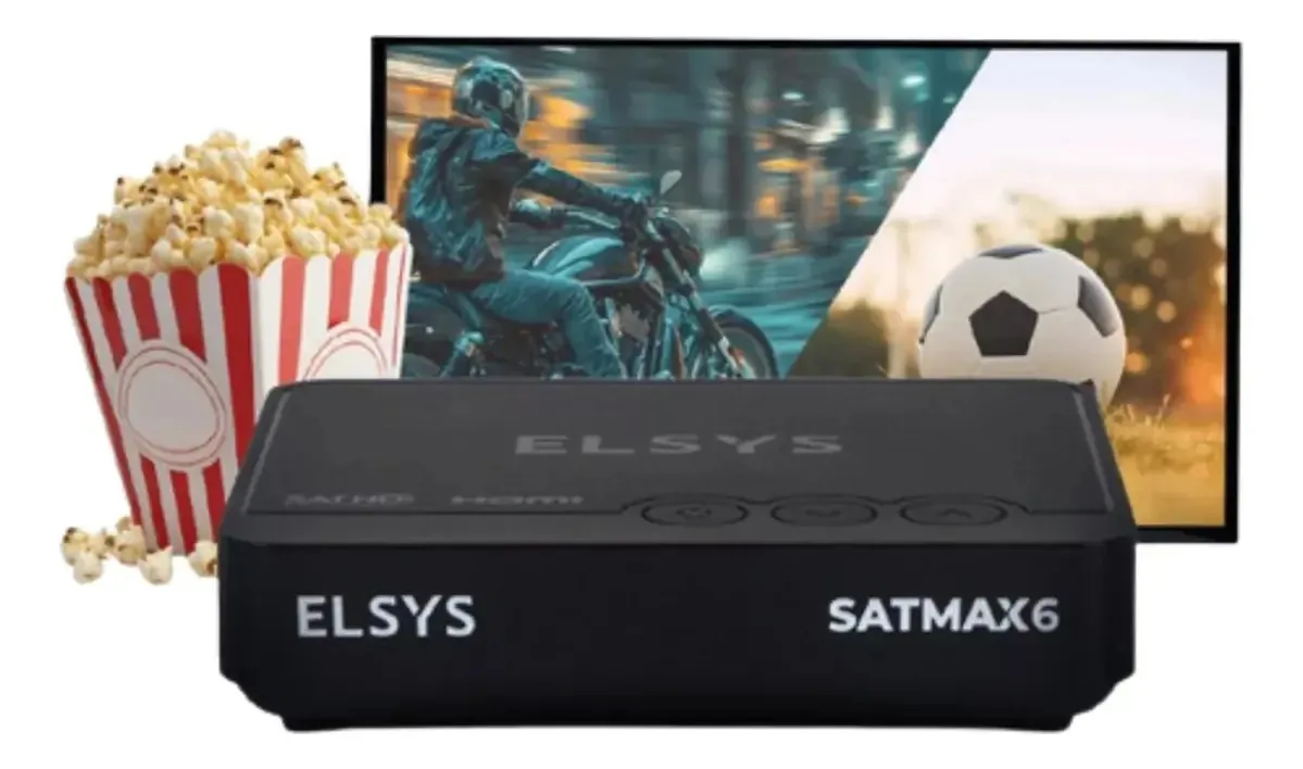 Receptor De Tv Via Satelite Elsys Sathd Satmax 6
