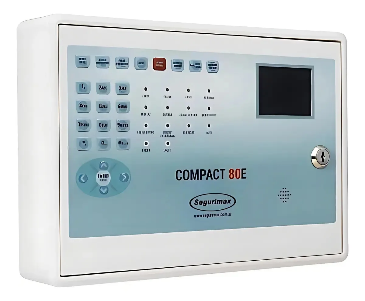 Alarmedetectores de fumaça, temperatura, módulos de interface, módulos de saídaSegurimax31248Central Compact