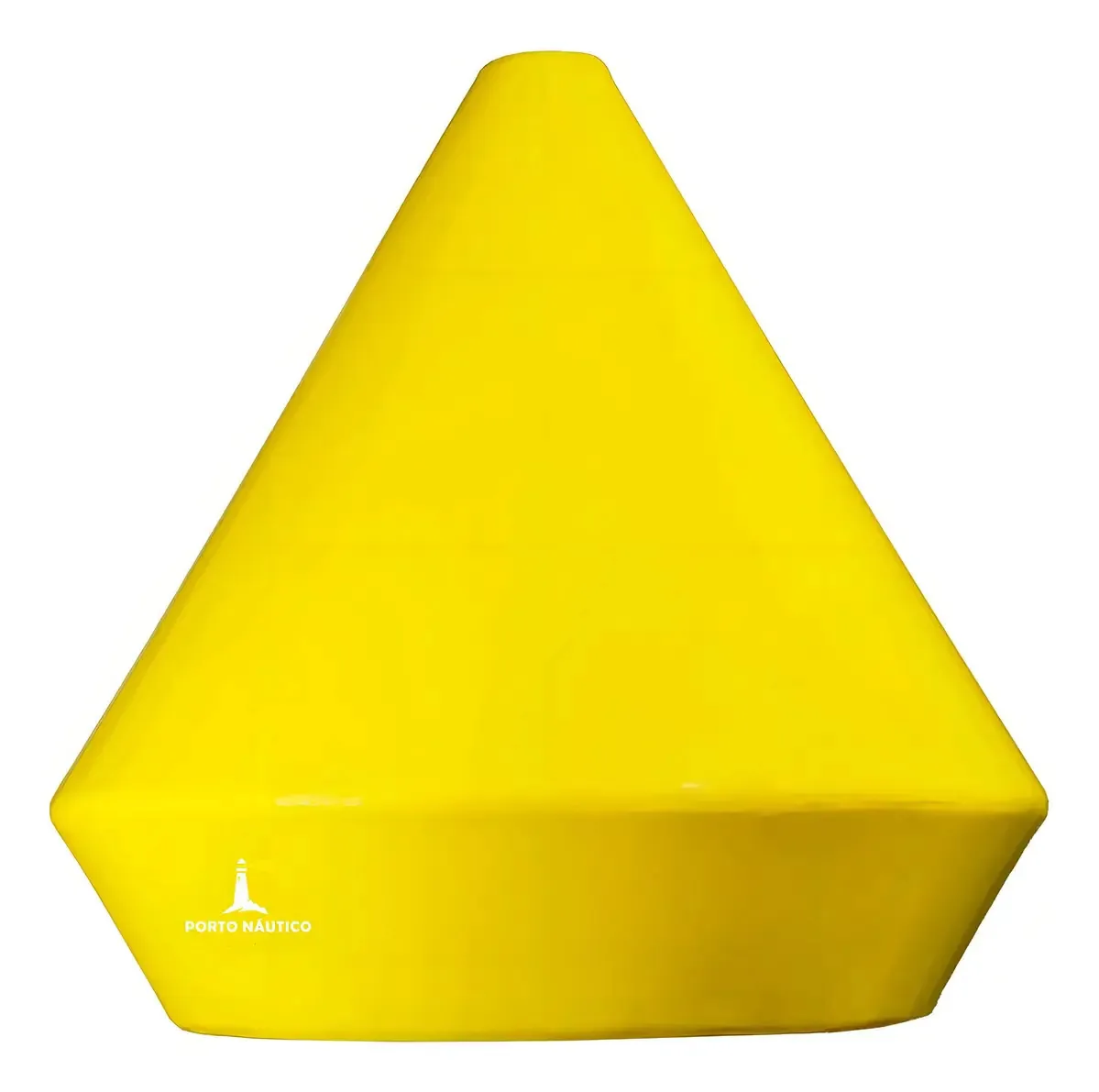 Boia de Arinque Ativa Náutica Amarelo 42cm Sinalização Náutica