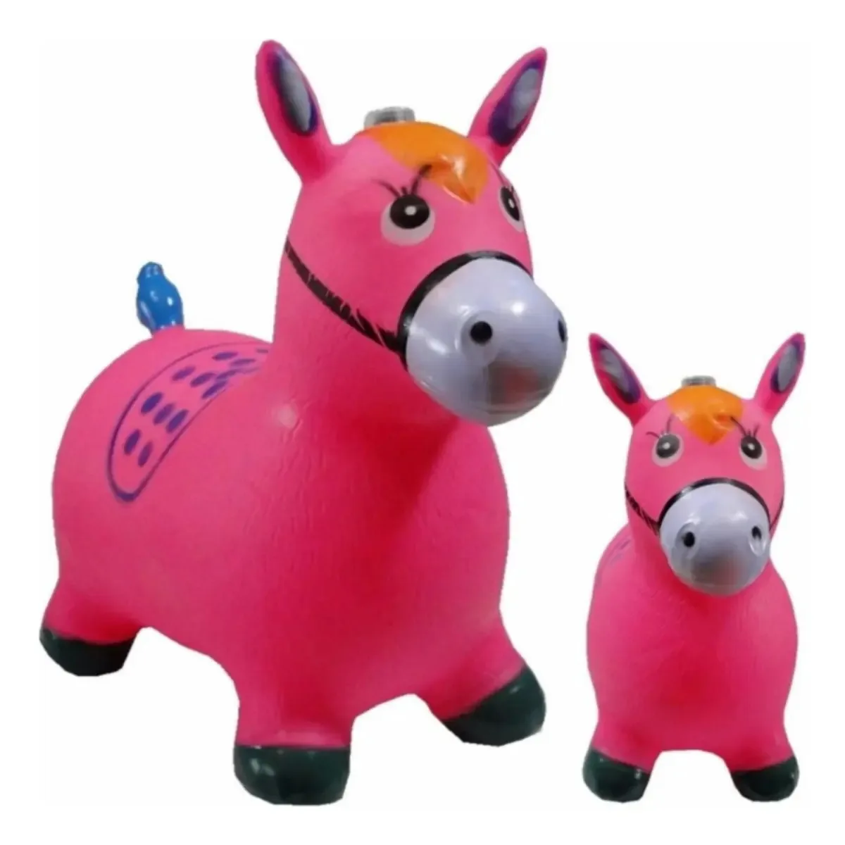 Cavalinho Upa Upa Pula Pula C/som E Luzes Brinquedo Criança Cor Rosa