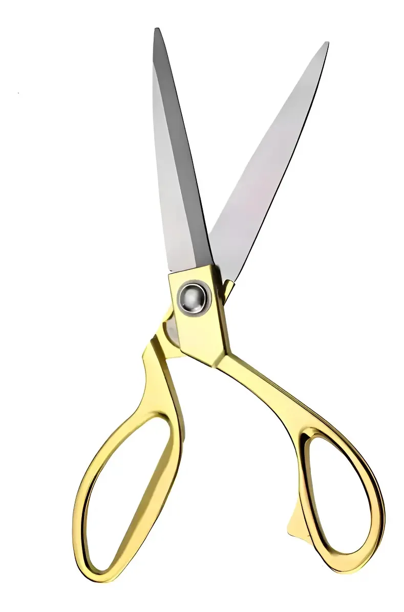 2x Tesoura Alfaiate Profissional Costura Tecido Aço Inox Gra