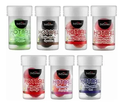 Bolinhas Explosivas Lubrificantes Intimos Hot Ball 7 Un.