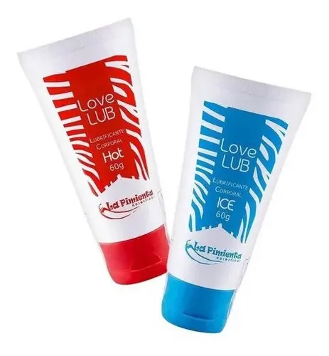 Gel Lubrificantes Intimos Love Lub Neutro 2 Un P. Sabor Hot E Ice