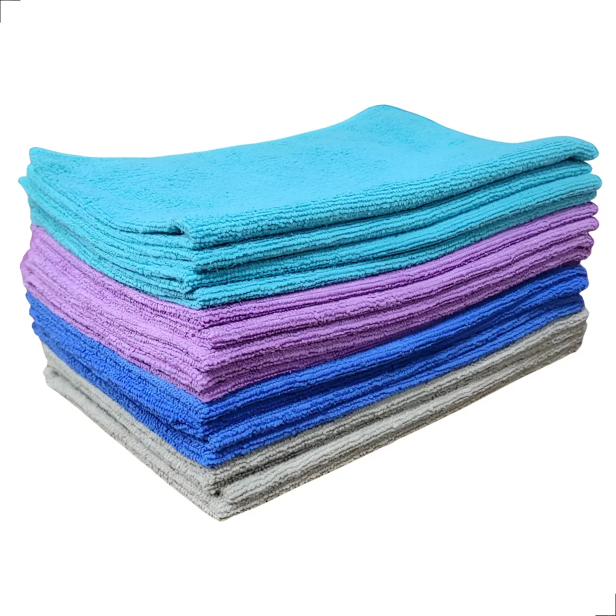Kit 5 Panos Microfibra Mágica Multiuso Para Limpeza 60x80cm Cor Sortidos