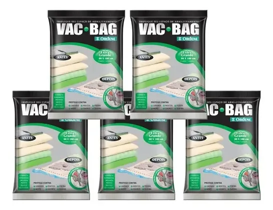16 Saco A Vácuo Protetor Extra Grande Vac Bag Ordene Edredon