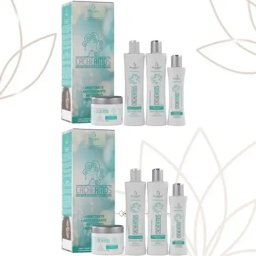 2 Kits Capilares Bio Instinto Cacheamos Tratamento Completo