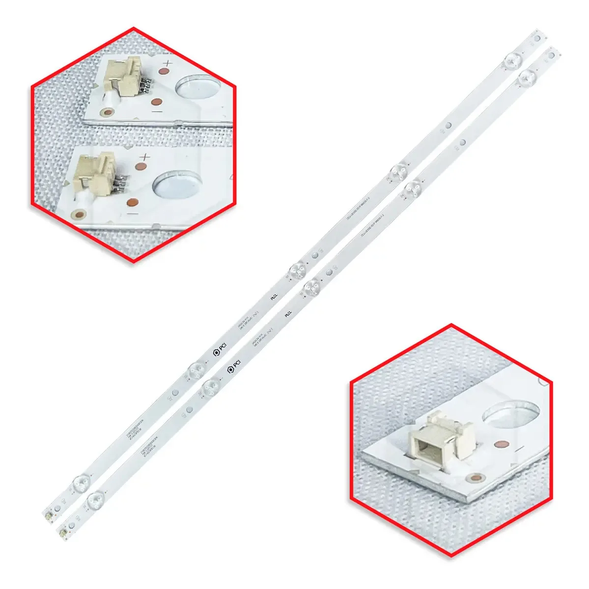 Kit 2 Barras LED PCI Eletro Parts 32 Polegadas 32PHG5813 32S5195