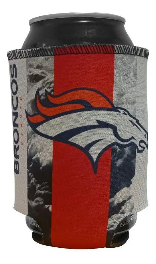 Porta Latinhas Neoprene Denver Broncos Nfl Laranja