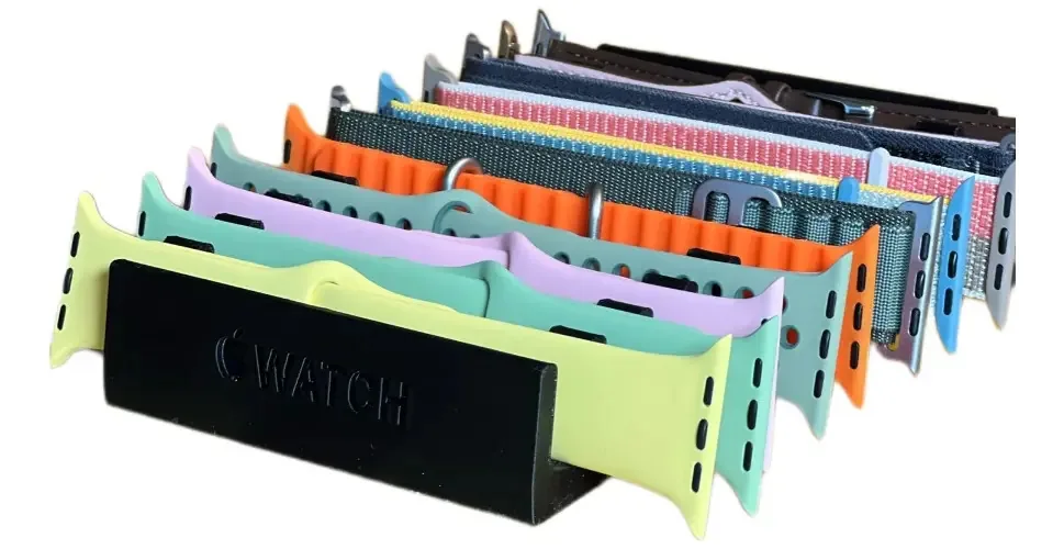 Display Suporte Organizador De Pulseiras Smartwatch Modelos Cor Preto