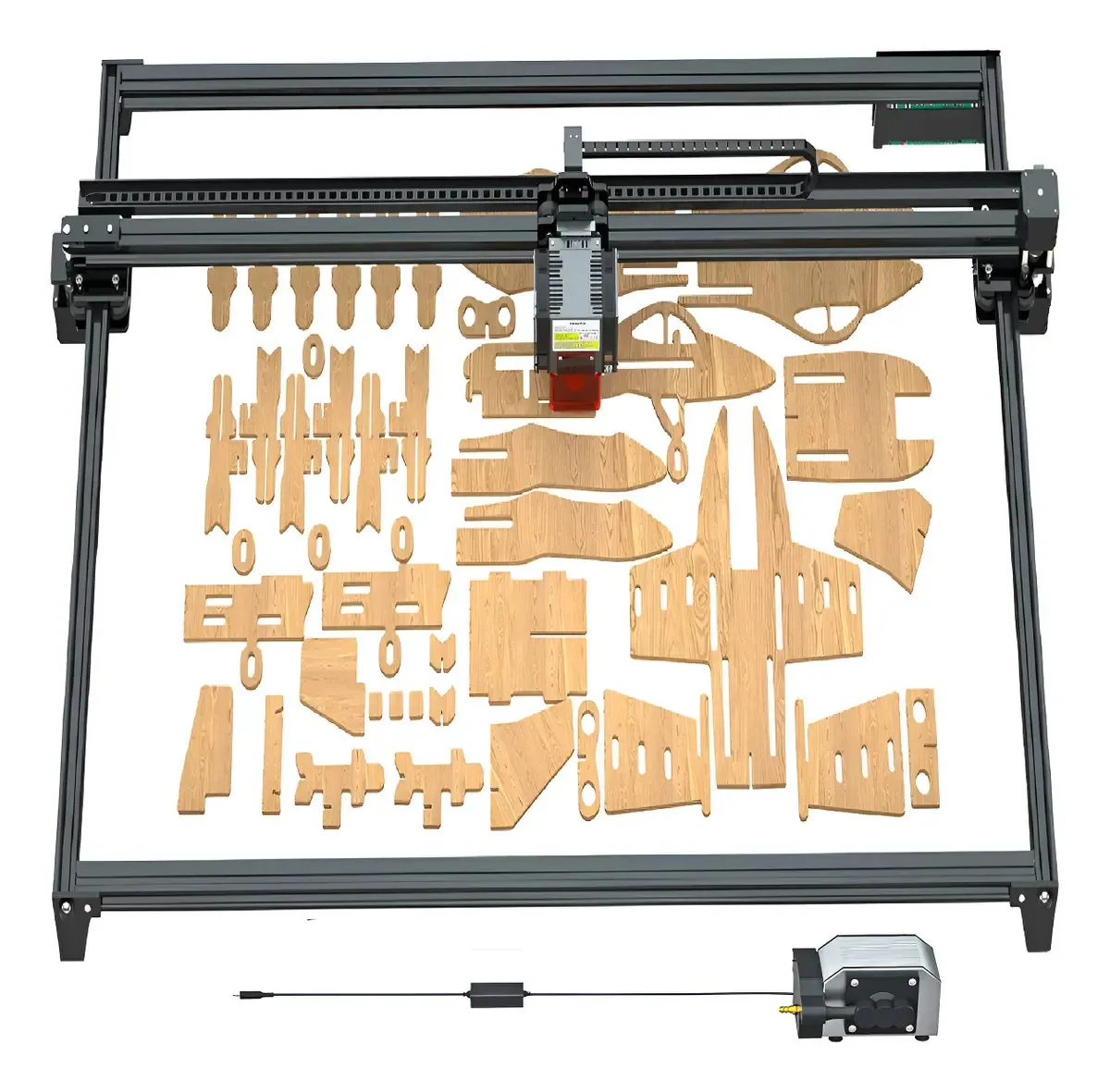 Gravadora Laser Cnc 81x85cm Corte E Gravação + Compressor