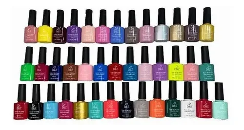 Kit De 10 Esmaltes Em Gel D&z Para Unhas Belas Manicure Cor Outro